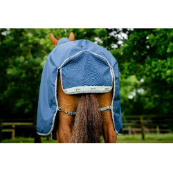 Horseware Amigo 1200D Turnout 0g Decke Marine / Titan Grau / Silber Marineblau