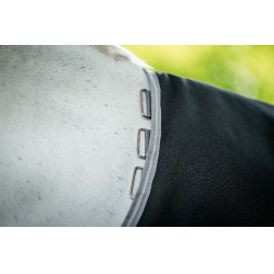 Horseware Amigo 1200D Outdoordecke 250g Schwarz / Titan Grau / Silber