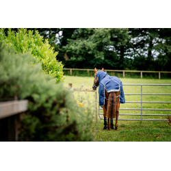 Horseware Amigo 1200D Turnout Plus 50g Decke Marine / Titan Grau / Silber Marineblau