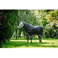 Horseware Amigo 1200D Turnout Plus 50g Decke Schwarz / Titan Grau / Silber Horseware Amigo 1200D Turnout Plus 50g Decke Schwarz / Titan Grau / Silber