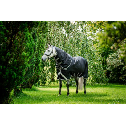 Horseware Amigo 1200D Turnout Plus 50g Decke Schwarz / Titan Grau / Silber Horseware Amigo 1200D Turnout Plus 50g Decke Schwarz / Titan Grau / Silber