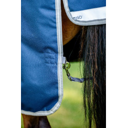 Horseware Amigo 1200D Wug Turnout 150g Decke Marine / Titan Grau / Silber Marineblau