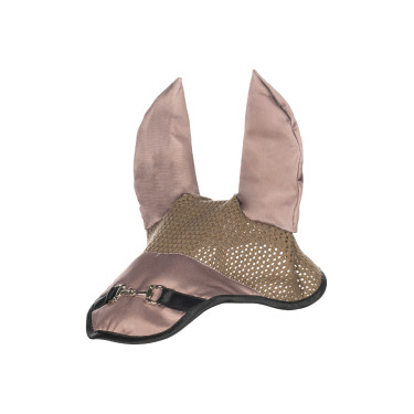 Fliegenhaube HKM Golden Bit Maulwurf Braun