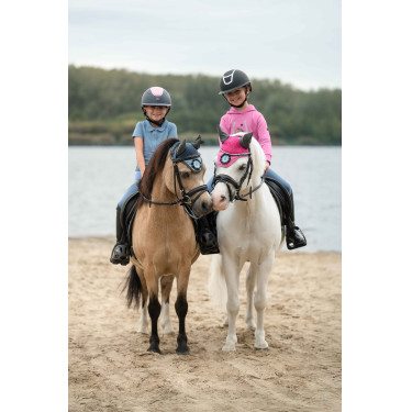 Fliegenhaube HKM Nele Blaugrau