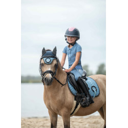 Fliegenhaube HKM Nele Blaugrau