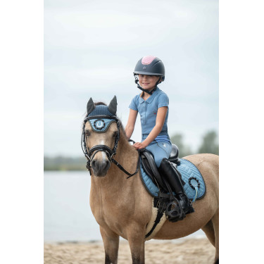 Fliegenhaube HKM Nele Blaugrau