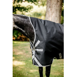 Horseware Amigo 1200D Wug Turnout 150g Decke Schwarz / Titan Grau / Silber