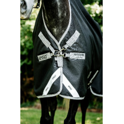 Horseware Amigo 1200D Wug Turnout 150g Decke Schwarz / Titan Grau / Silber