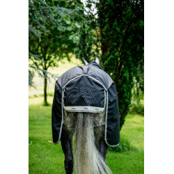 Horseware Amigo 1200D XL Turnout 50g Decke Schwarz / Titan Grau / Silber