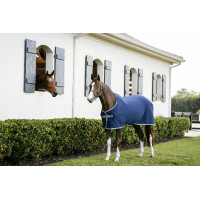 Horseware Amigo Jersey Pony Cooler-Decke Marine / Silber Blau Horseware Amigo Jersey Pony Cooler-Decke Marine / Silber Blau