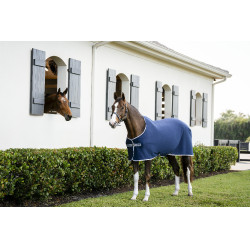 Horseware Amigo Jersey Pony Cooler-Decke Marine / Titan Grau / Silber Marineblau Horseware Amigo Jersey Pony Cooler-Decke Marine / Titan Grau / Silber Marineblau