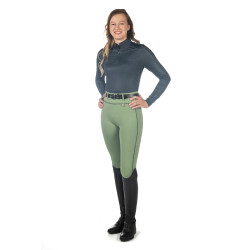 HKM Juna Leggings Vollbesatz Silikon Jade Blau