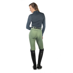 HKM Juna Leggings Vollbesatz Silikon Jade Blau