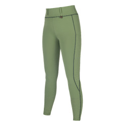 HKM Juna Leggings Vollbesatz Silikon Jade Blau