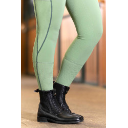 HKM Juna Leggings Vollbesatz Silikon Jade Blau