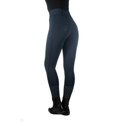 HKM Juna Leggings Vollbesatz Silikon Dunkelblau