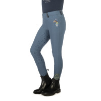 Leggings HKM Pony Dream II Vollbesatz aus Silikon Blaugrau