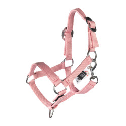 Halfter und Führstrick HKM Hobby Horsing Basic Pink Rosa