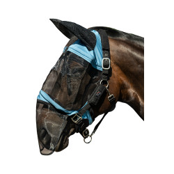 HKM Premium Fliegenschutzmaske Nasenschutz Blaugrau HKM Premium Fliegenschutzmaske Nasenschutz Blaugrau