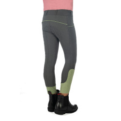 HKM Reithose Claire Vollbesatz aus Silikon Grüngrau Gr&amp;amp;amp;amp;amp;amp;amp;amp;uuml;n