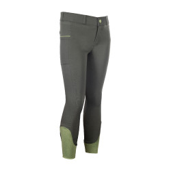 HKM Reithose Claire Vollbesatz aus Silikon Grüngrau Gr&amp;amp;amp;amp;amp;amp;amp;amp;uuml;n