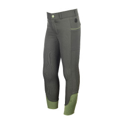 HKM Reithose Claire Vollbesatz aus Silikon Grüngrau Gr&amp;amp;amp;amp;amp;amp;amp;amp;uuml;n