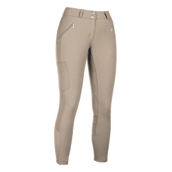 HKM Reithose Lia mit hoher Taille Vollbesatz aus Alos Beige HKM Reithose Lia mit hoher Taille Vollbesatz aus Alos Beige