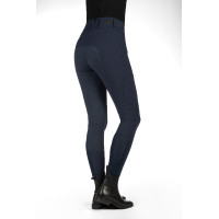 HKM Reithose Lia mit hoher Taille Vollbesatz aus Alos Dunkelblau