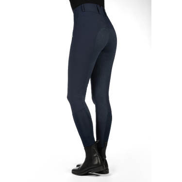 HKM Reithose Lia mit hoher Taille Vollbesatz aus Alos Dunkelblau HKM Reithose Lia mit hoher Taille Vollbesatz aus Alos Dunkelblau