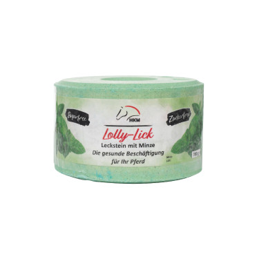 HKM aromatisiertes Salzleckstein Lolly Lick Minze HKM aromatisiertes Salzleckstein Lolly Lick Minze