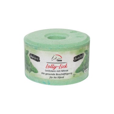 HKM aromatisiertes Salzleckstein Lolly Lick Minze HKM aromatisiertes Salzleckstein Lolly Lick Minze