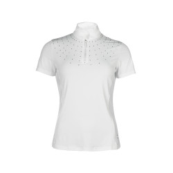 Turniershirt HKM Skadi Damen Kurzarm Weiß Weiß Turniershirt HKM Skadi Damen Kurzarm Weiß Weiß