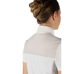 Turniershirt HKM Skadi Damen Kurzarm Weiß Weiß Turniershirt HKM Skadi Damen Kurzarm Weiß Weiß