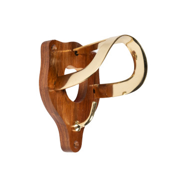 HKM Trensenhalter aus Holz und Messing HKM Trensenhalter aus Holz und Messing