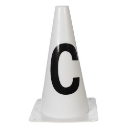 Pylonen für Reitbahn HKM Dressur Hobby Horsing Weiß Weiß Pylonen für Reitbahn HKM Dressur Hobby Horsing Weiß Weiß