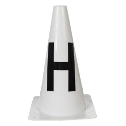 Pylonen für Reitbahn HKM Dressur Hobby Horsing Weiß Weiß Pylonen für Reitbahn HKM Dressur Hobby Horsing Weiß Weiß