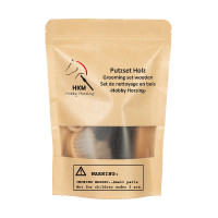 Putzset HKM aus Holz Hobby Horsing Natürlich Braun