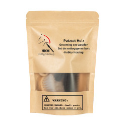 Putzset HKM aus Holz Hobby Horsing Natürlich Putzset HKM aus Holz Hobby Horsing Natürlich