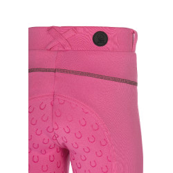 Leggings HKM Claire Vollbesatz aus Silikon Pink Rosa