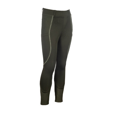 Leggings HKM Claire Vollbesatz aus Silikon Grüngrau Gr&amp;amp;amp;amp;amp;amp;amp;amp;uuml;n
