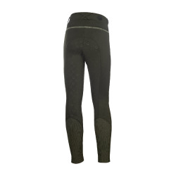 Leggings HKM Claire Vollbesatz aus Silikon Grüngrau Gr&amp;amp;amp;amp;amp;amp;amp;amp;uuml;n