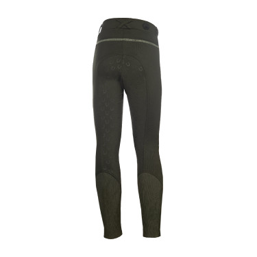Leggings HKM Claire Vollbesatz aus Silikon Grüngrau Gr&amp;amp;amp;amp;amp;amp;amp;amp;uuml;n