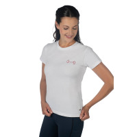 T-Shirt HKM Excellent Weiß Weiß T-Shirt HKM Excellent Weiß Weiß