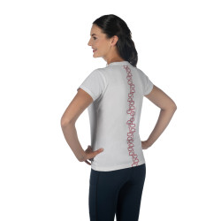 T-Shirt HKM Excellent Weiß Weiß T-Shirt HKM Excellent Weiß Weiß