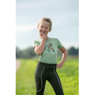 T-Shirt HKM Grace Jade Blau