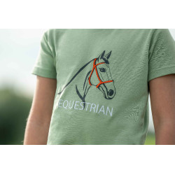 T-Shirt HKM Grace Jade Blau