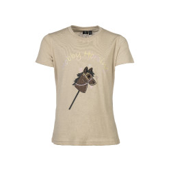 T-Shirt HKM Hobby Horsing Regenbogen Beige T-Shirt HKM Hobby Horsing Regenbogen Beige