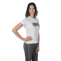 T-Shirt HKM Mirror Weiß Weiß