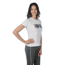 T-Shirt HKM Mirror Weiß Weiß