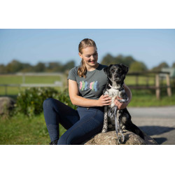 T-Shirt HKM Mirror Grüngrau Gr&amp;amp;amp;uuml;n